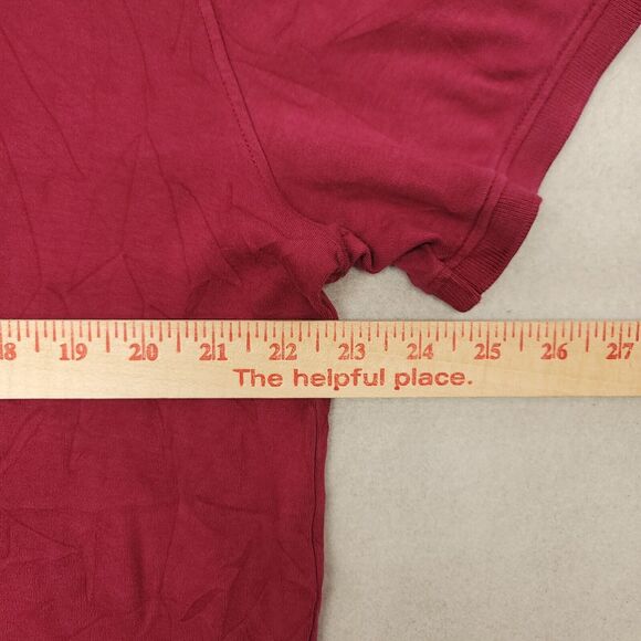 Van Heusen Casual Short Sleeve Collared Polo Shirt Adult Mens Size L Pink - Picture 6 of 10